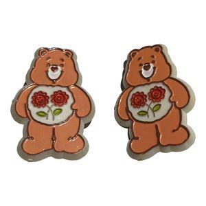 Vintage 1983 Care Bears Hair Clip Barrettes Set of 2